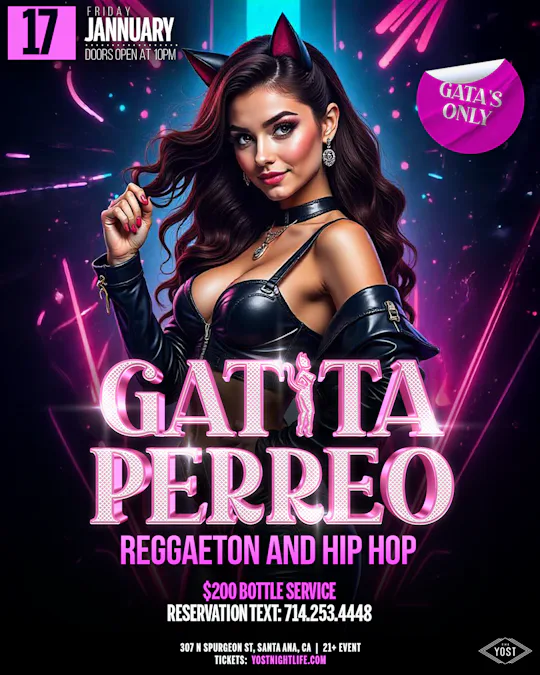 GATITA PERREO REGGAETON & HIP HOP PARTY 21+