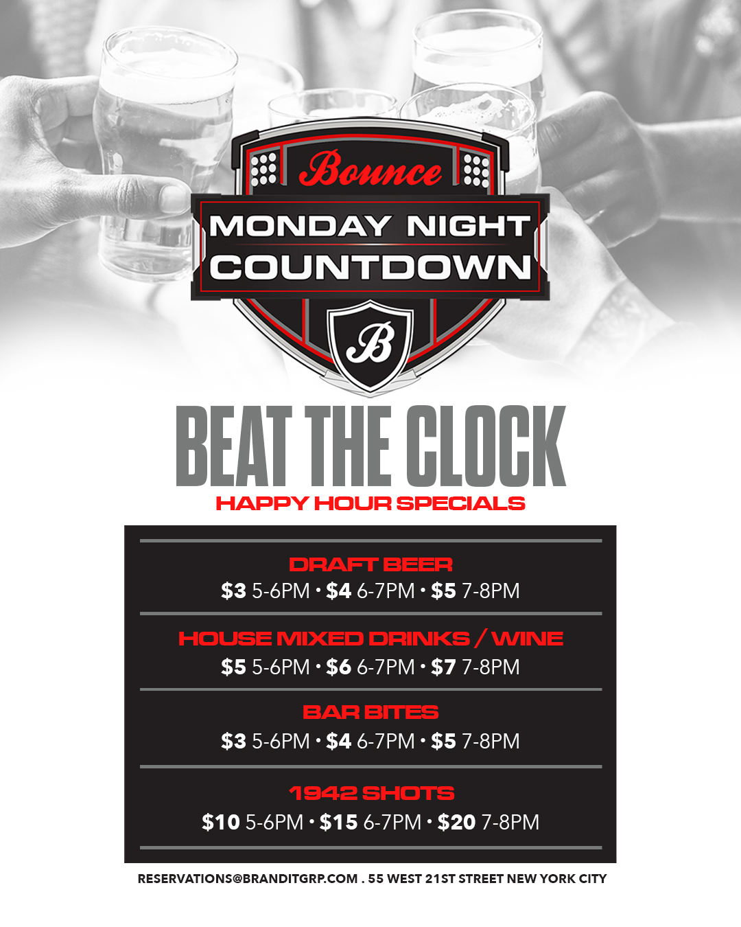 Tablelist Buy Tickets and Tables to Monday Night Football Beat