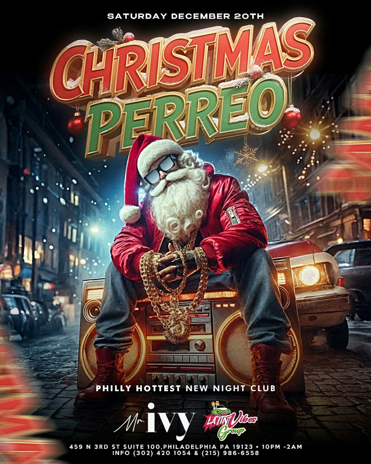 CHRISTMAS PERREO at Mr. Ivy