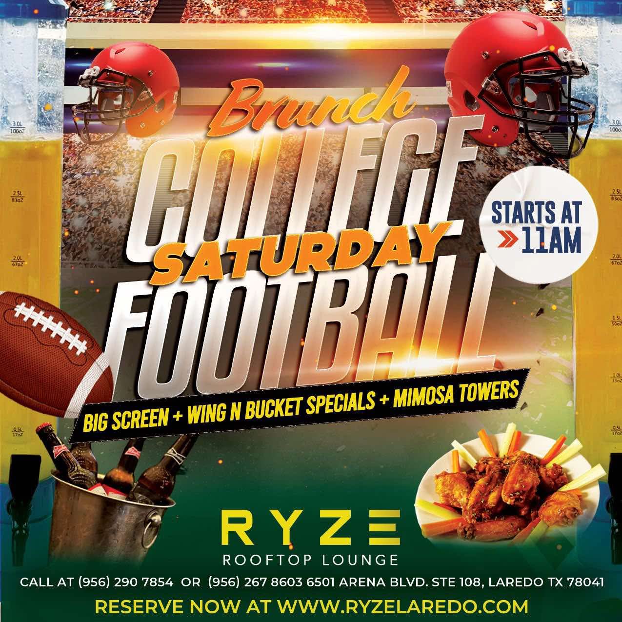 BRUNCH N COLLEGE FOOTBALL 