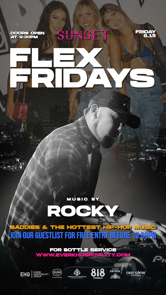 Flex Fridays At Sunset Night Club