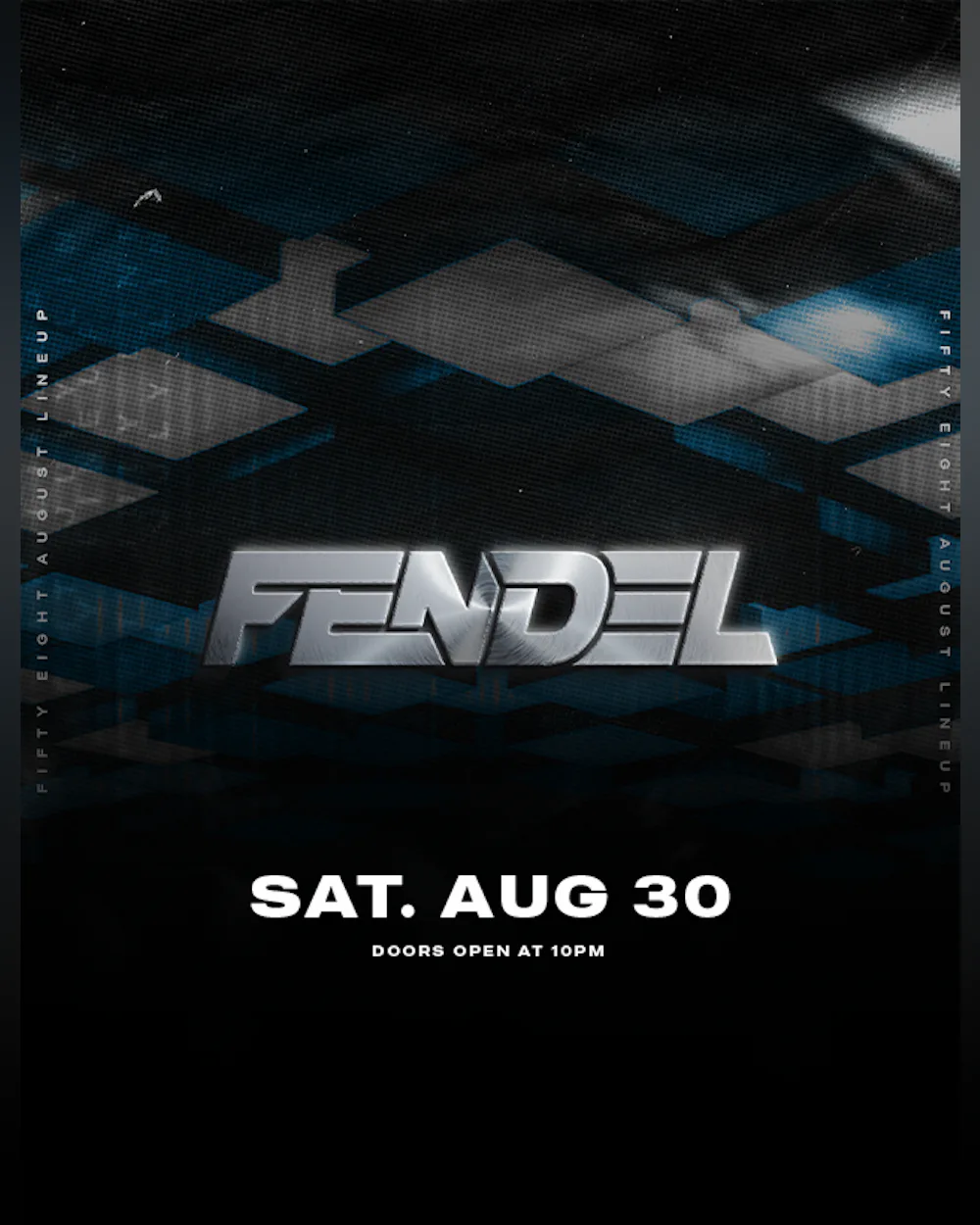 SATURDAY 08/30 | SOUNDS BY FENDEL
