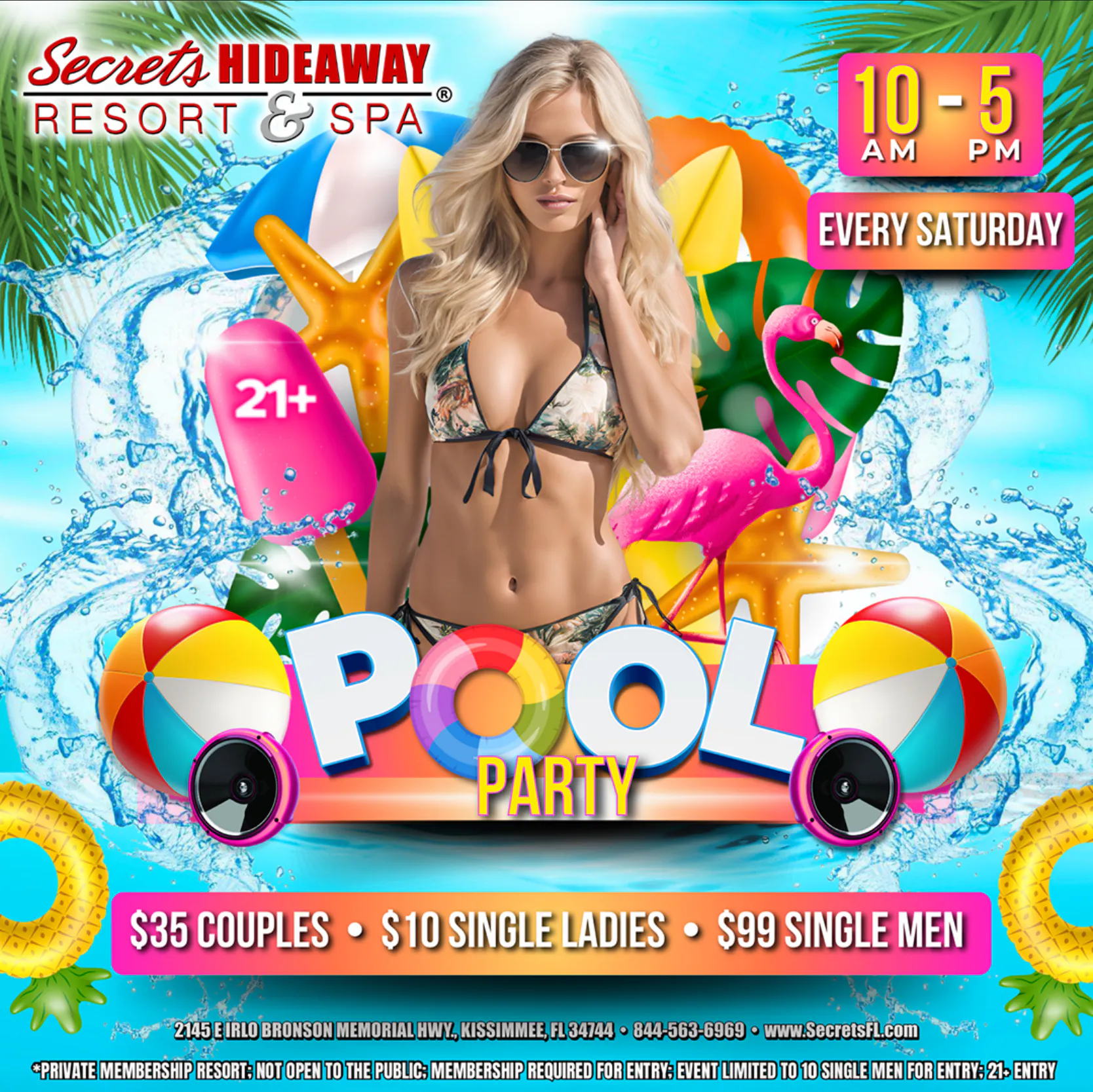 SATURDAY DAYTIME POOL PARTY