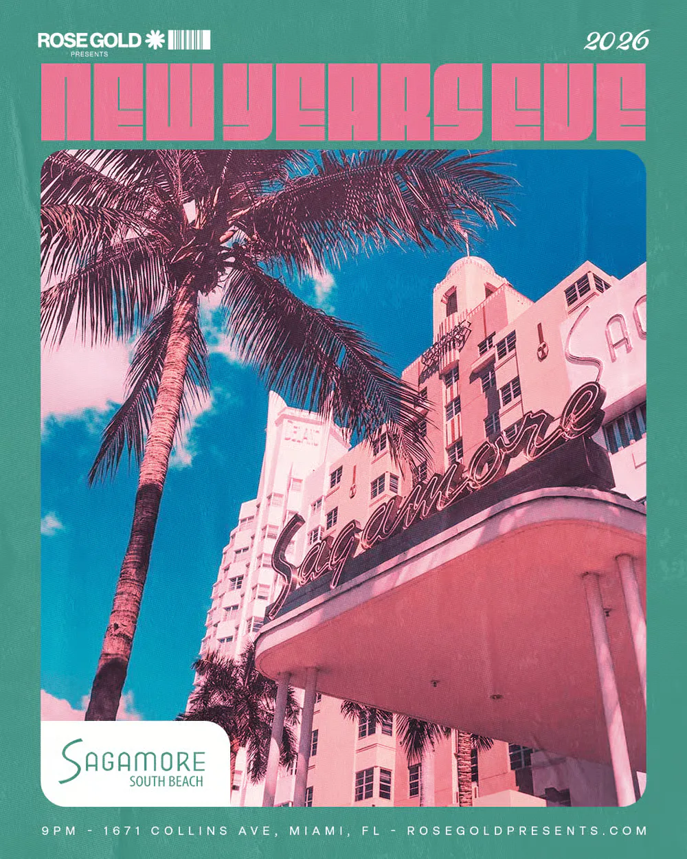 Miami New Year's Eve 2026 at Sagamore Hotel