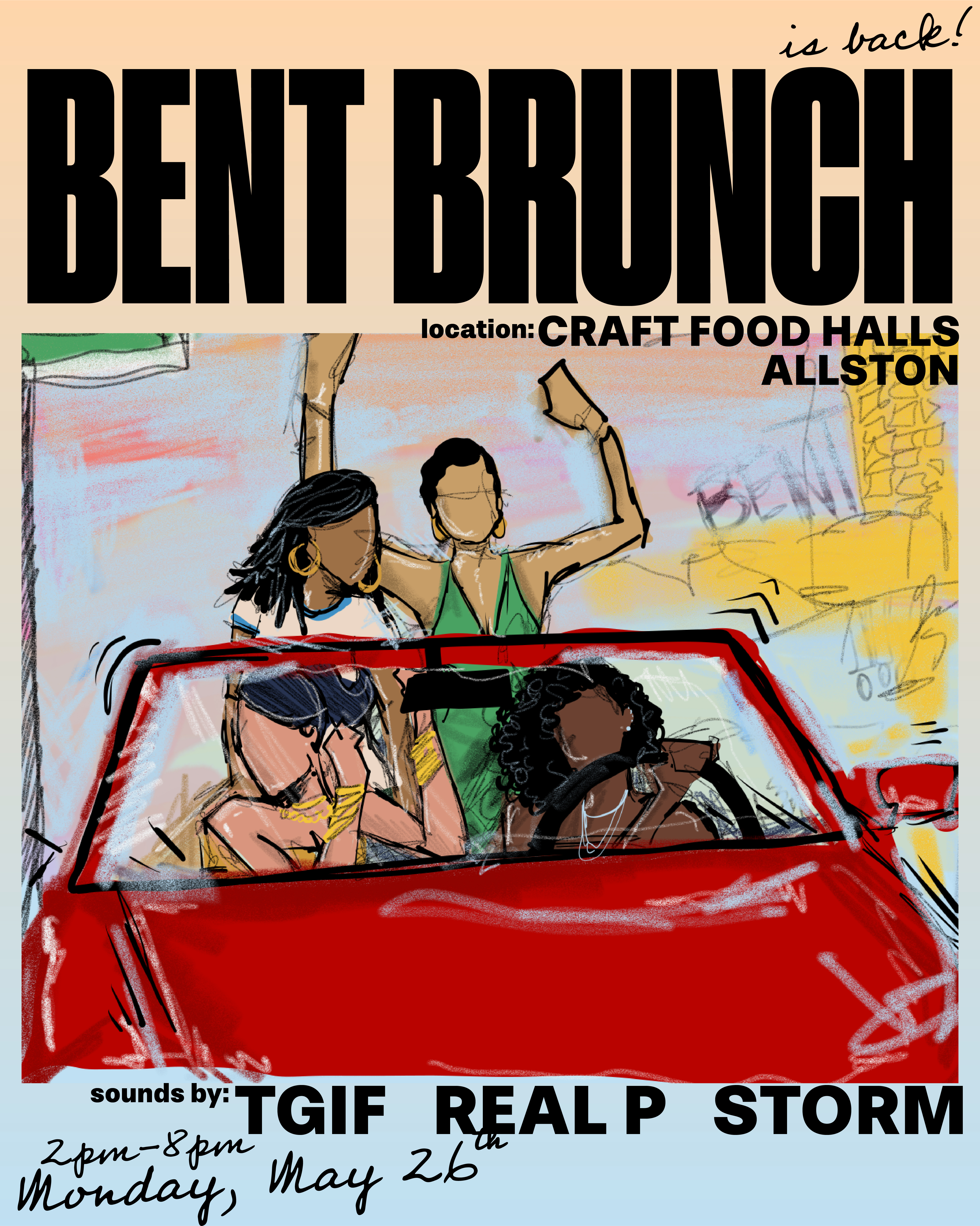 BENT BRUNCH MEMORIAL DAY PARTY