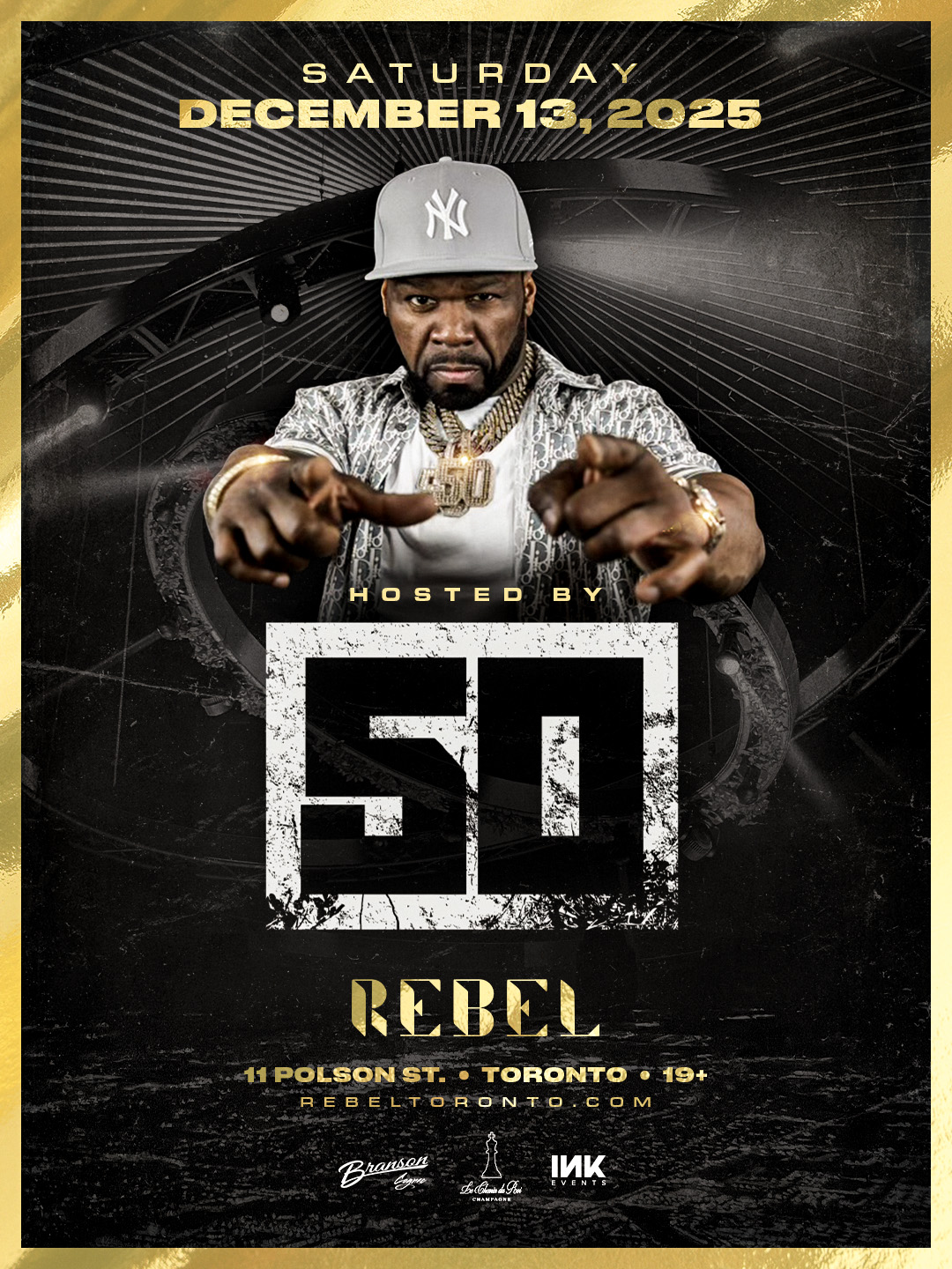 50 CENT HOSTS REBEL