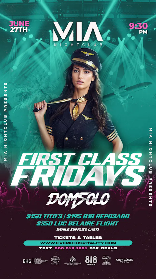 First Class Fridays at MIA