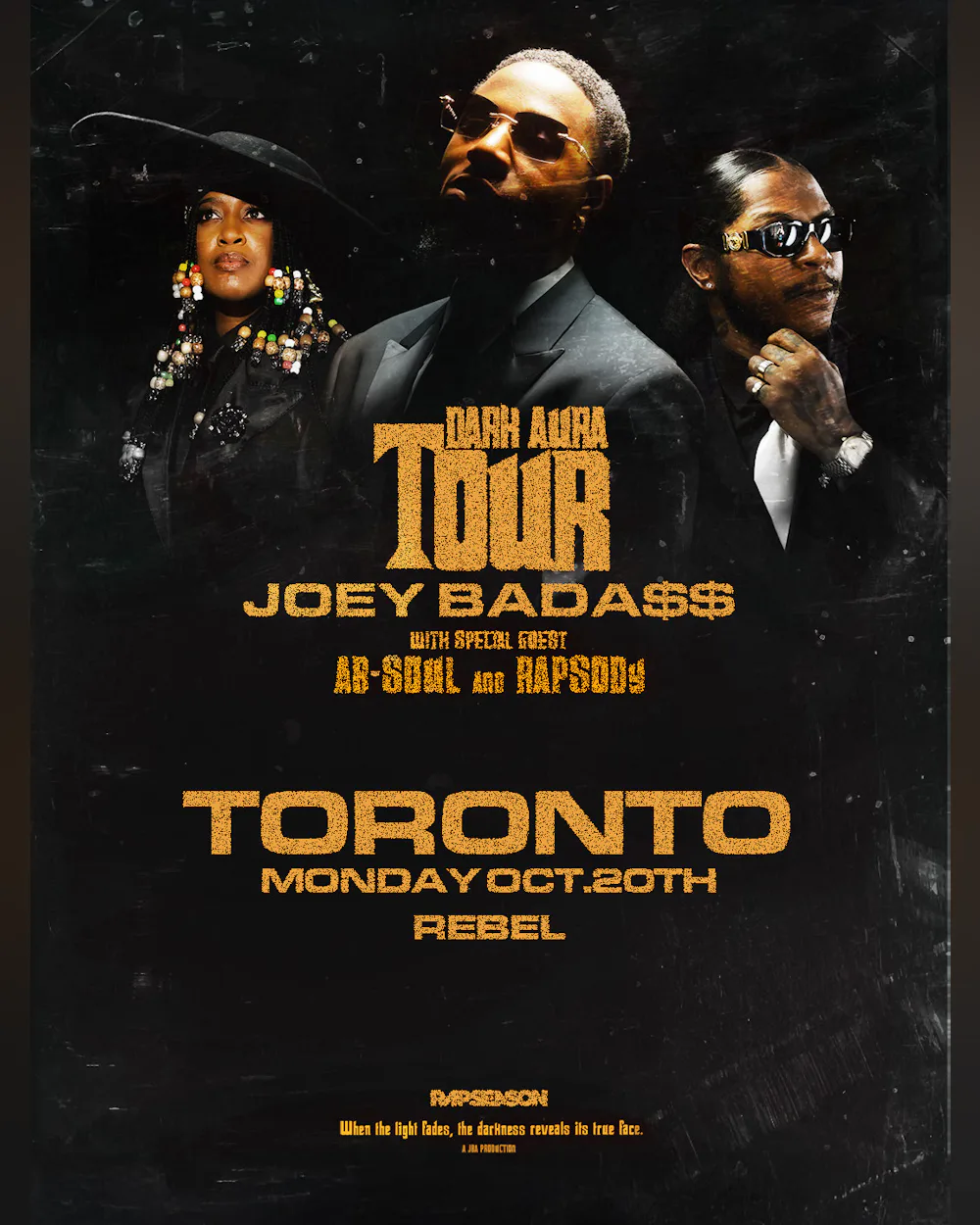 RAPSEASON PRESENTS: JOEY BADA$$ - DARK AURA TOUR
