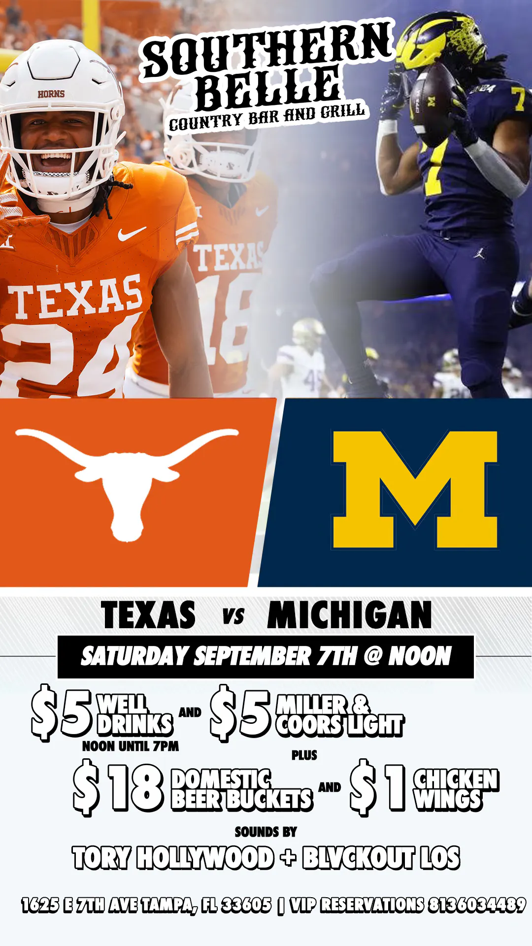 College Football Saturdays at Southern Belle