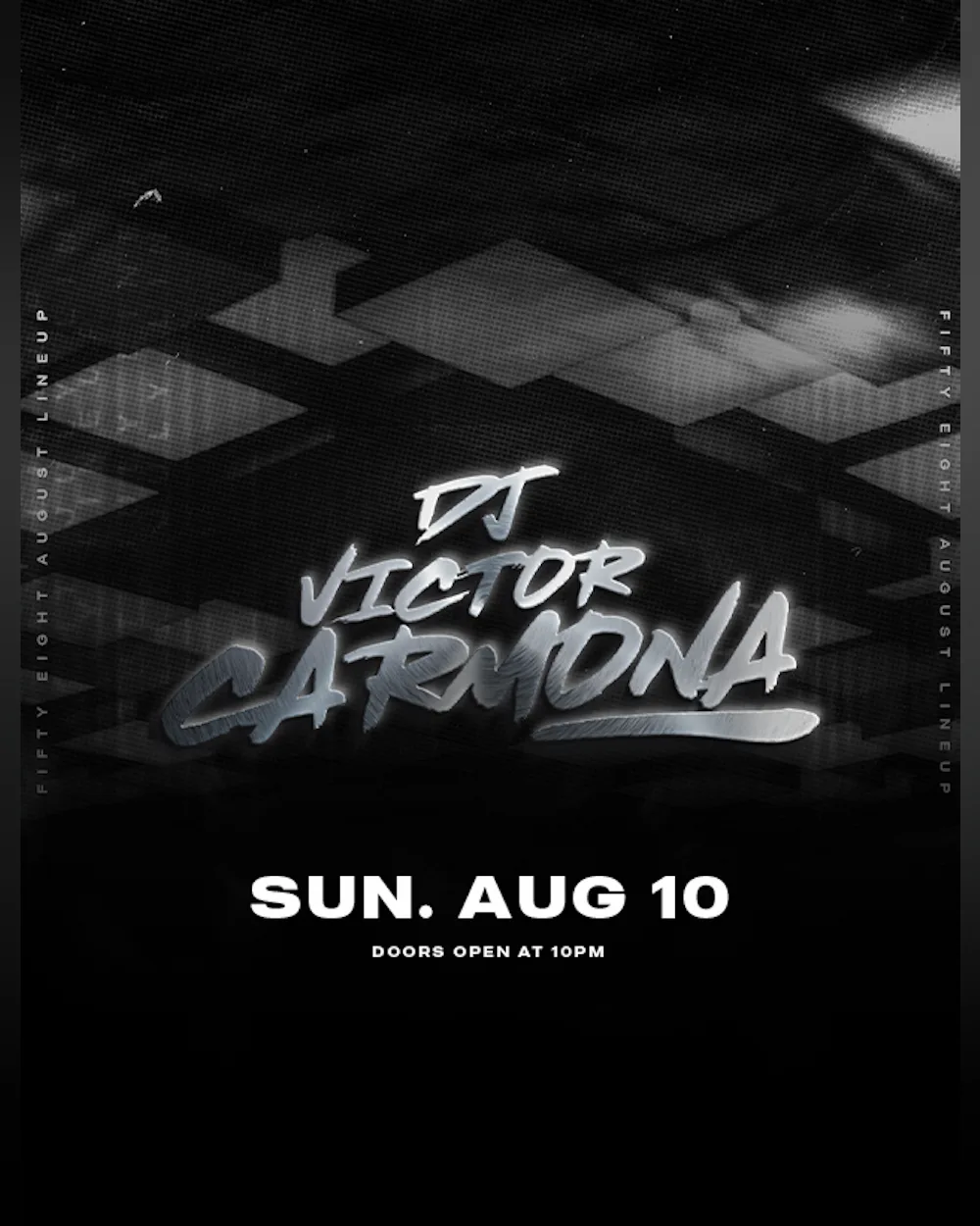 SUNDAY 08/10 | SOUNDS BY DJ VICTOR CARMONA