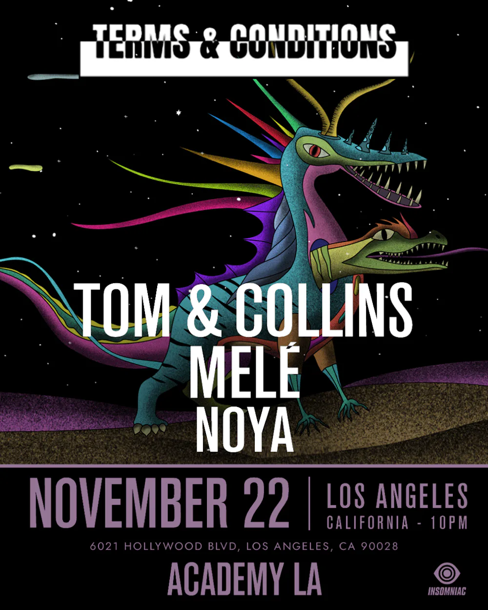 Terms & Conditions Label Party ft. Tom & Collins