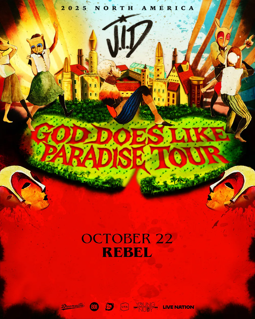 J.I.D - God Does Like Paradise Tour