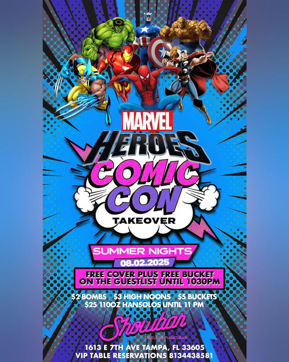 Summer Nights: Marvel Heroes Comic Con Takeover - 8/2/25
