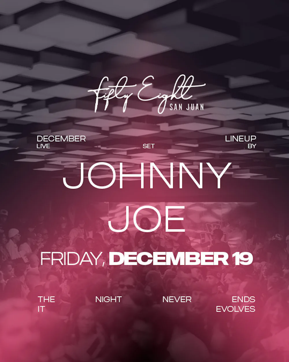 FRIDAY 12/19 | SOUNDS BY JOHNNY JOE