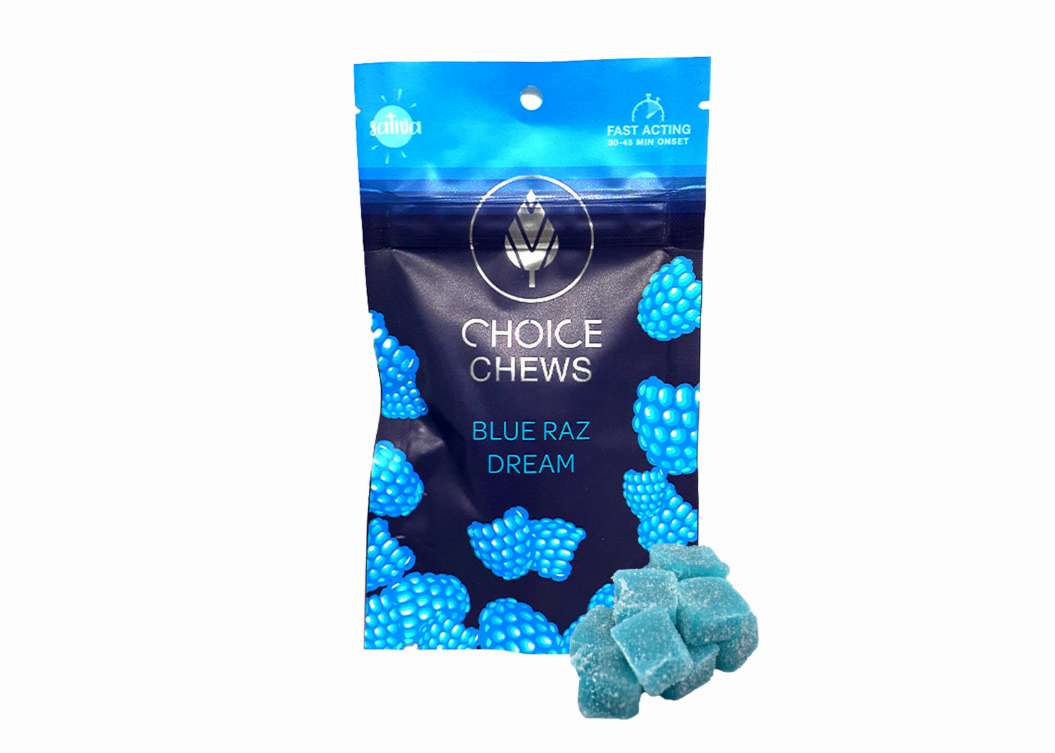 Shop adultuse Blue Raspberry Dream 100mg 1.875g Edibles by Choice