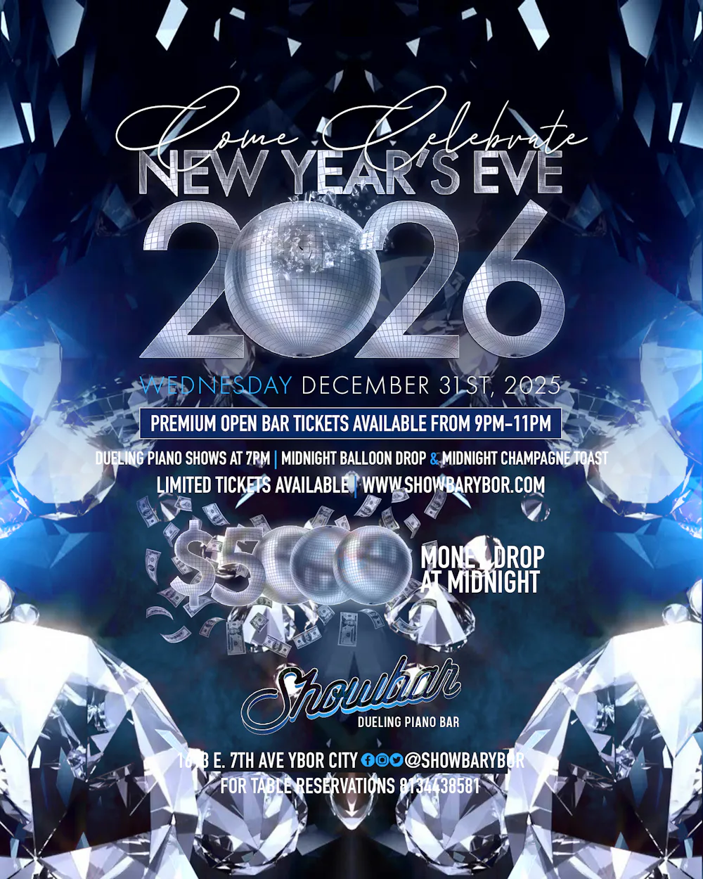 New Years Eve 2026: Disco & Diamonds - 12/31/25