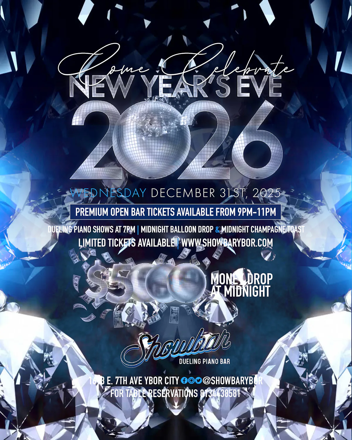 New Years Eve 2026: Disco & Diamonds - 12/31/25