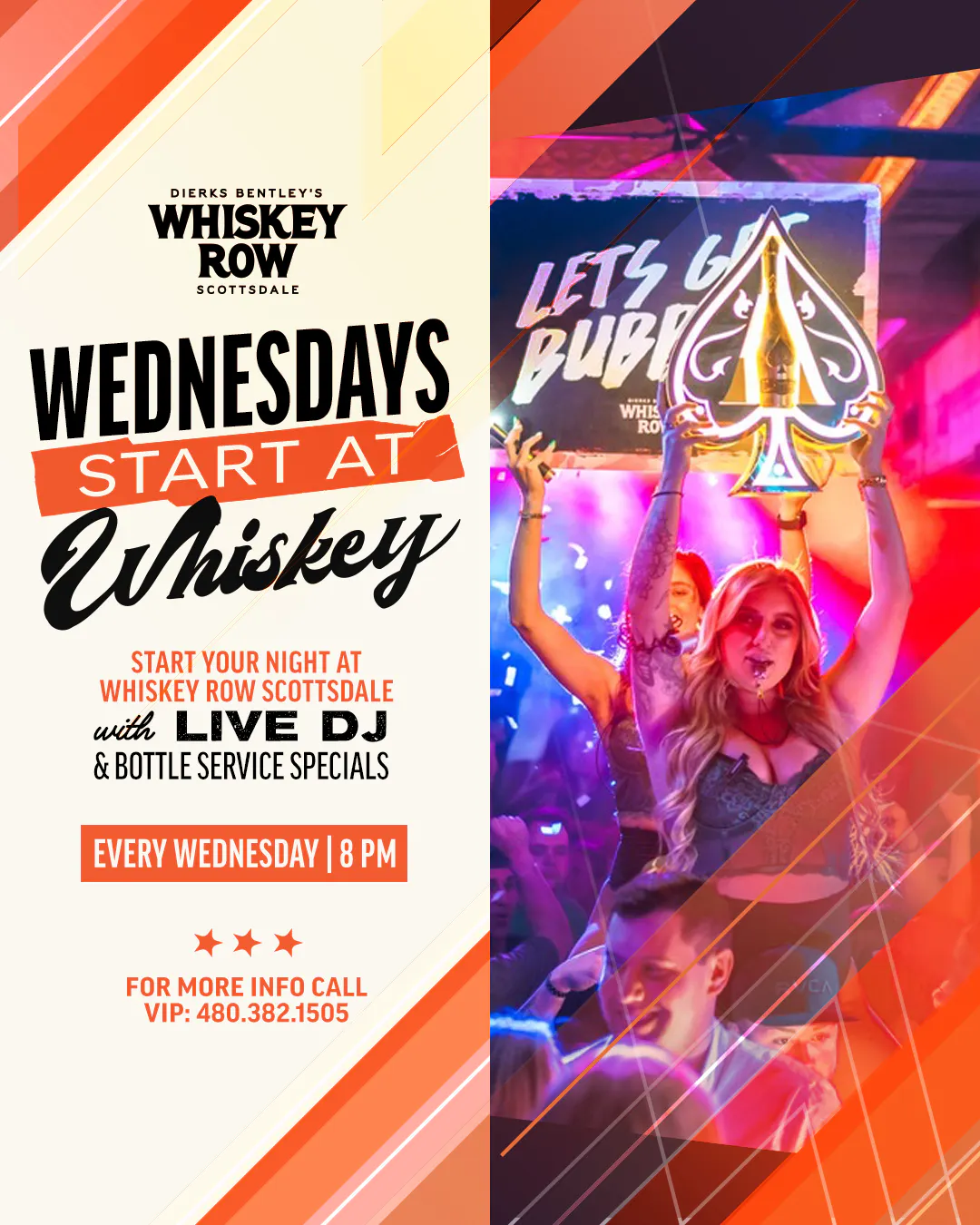 Wednesdays Start @ Whiskey