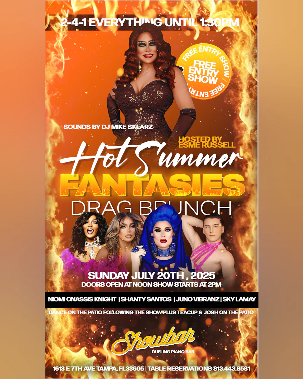 Hot Summer Fantasies Drag Brunch - 7/20/25