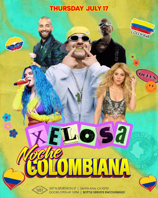 XELOSA NOCHE COLOMBIANA PARTY @ YOSTTHEATER