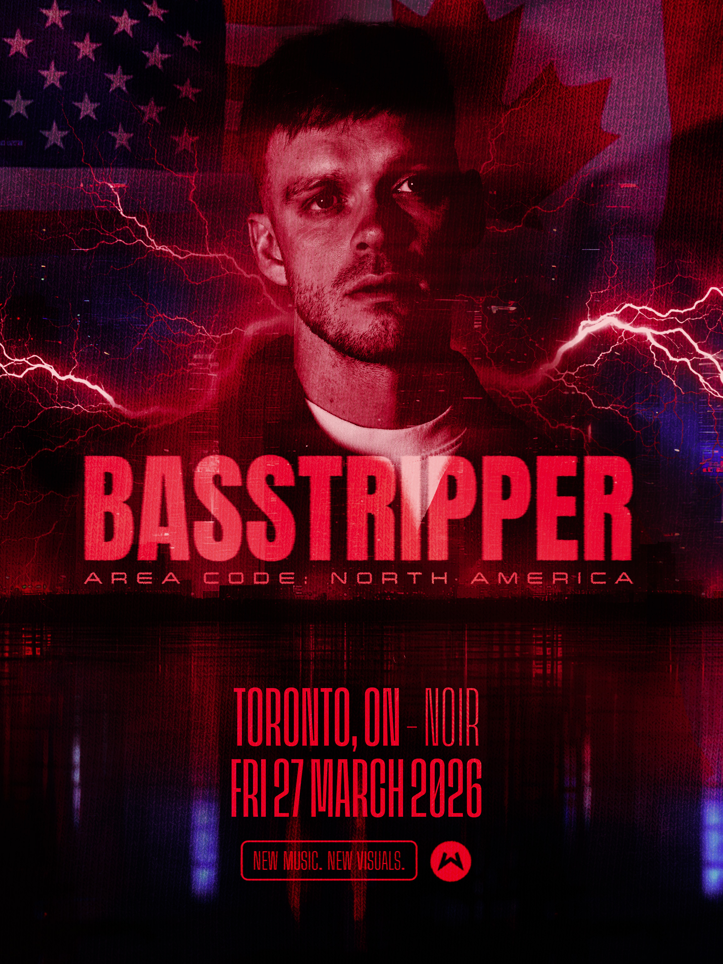 BASSTRIPPER: "Area Code: North America Tour"
