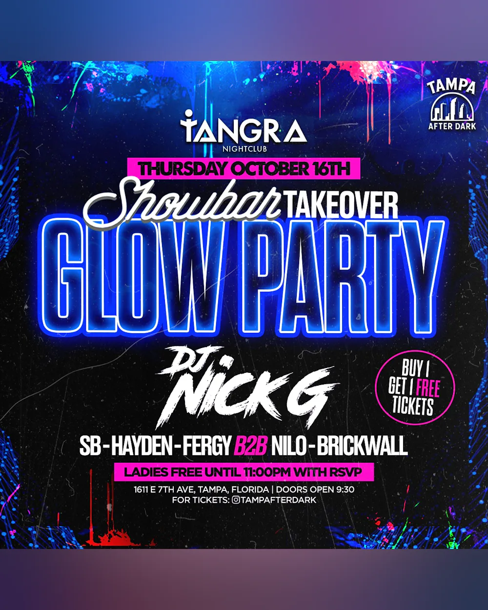 Showbar Takeover: Glow Party - 10/16/25
