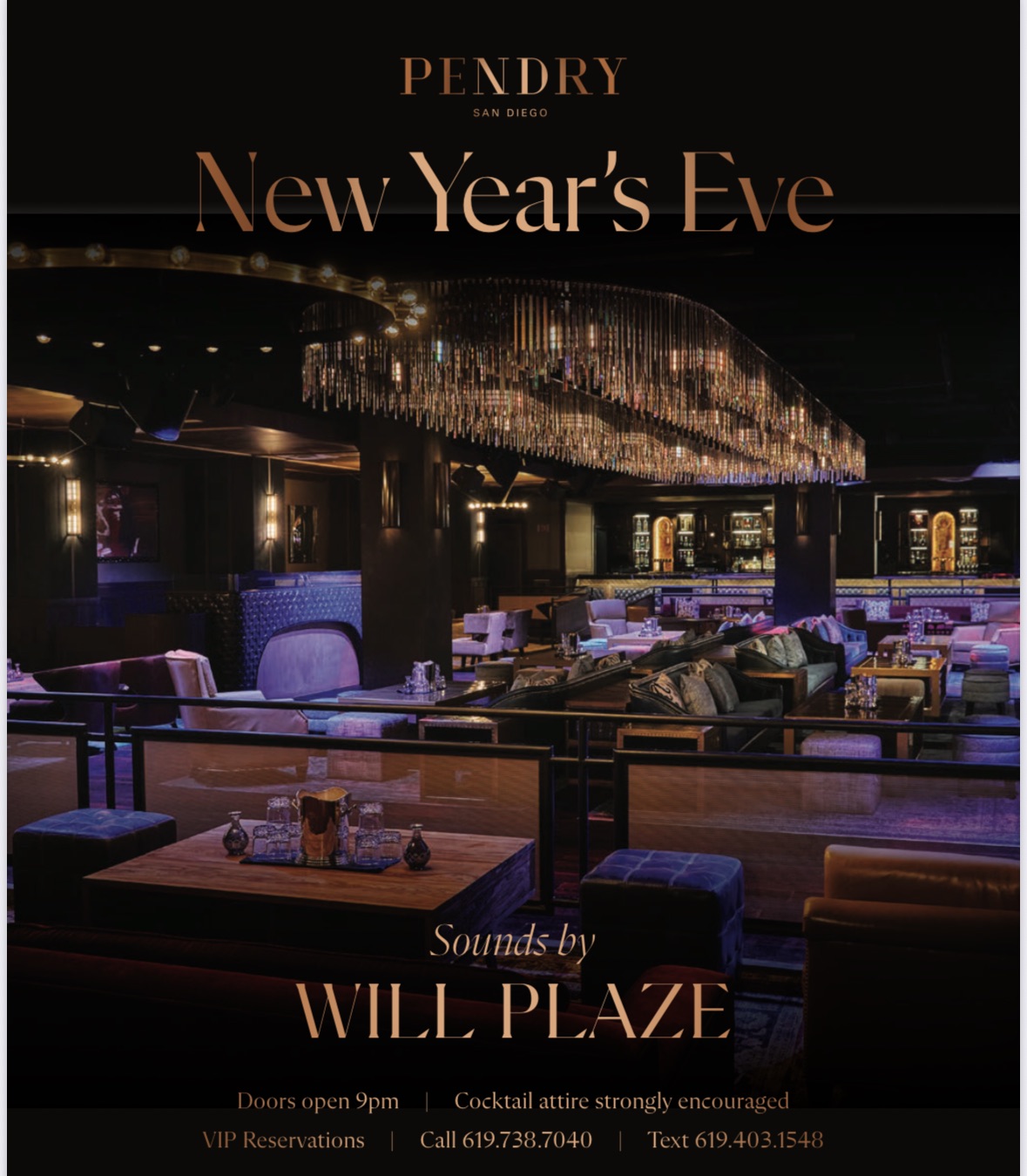 Pendry San Diego 2026 NYE Celebration