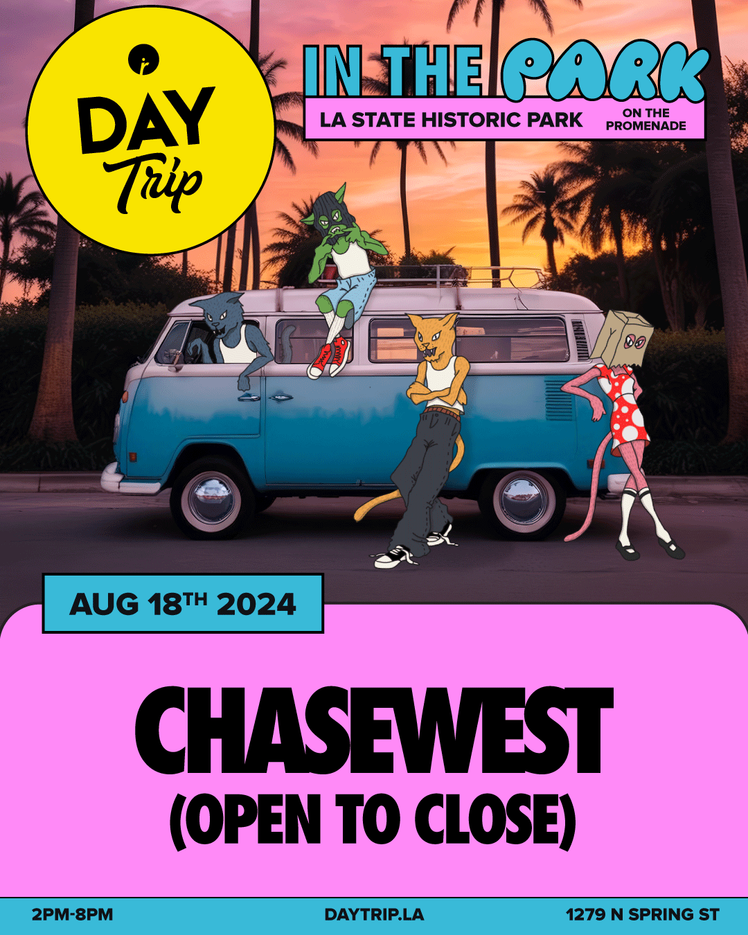 DAY TRIP: CHASEWEST (OPEN TO CLOSE)