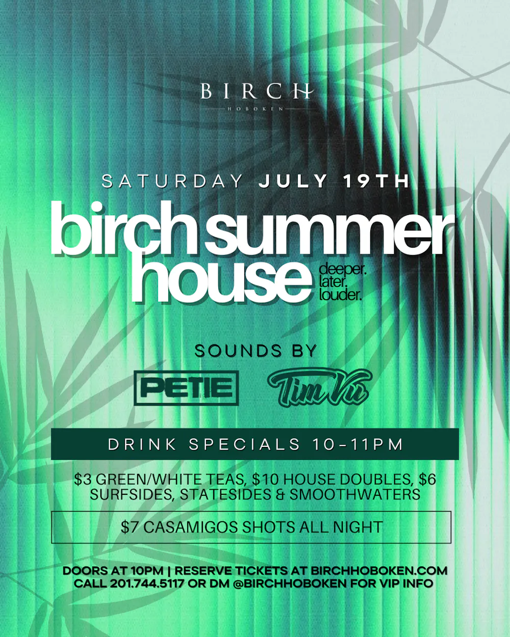 7/19 BIRCH SUMMER HOUSE