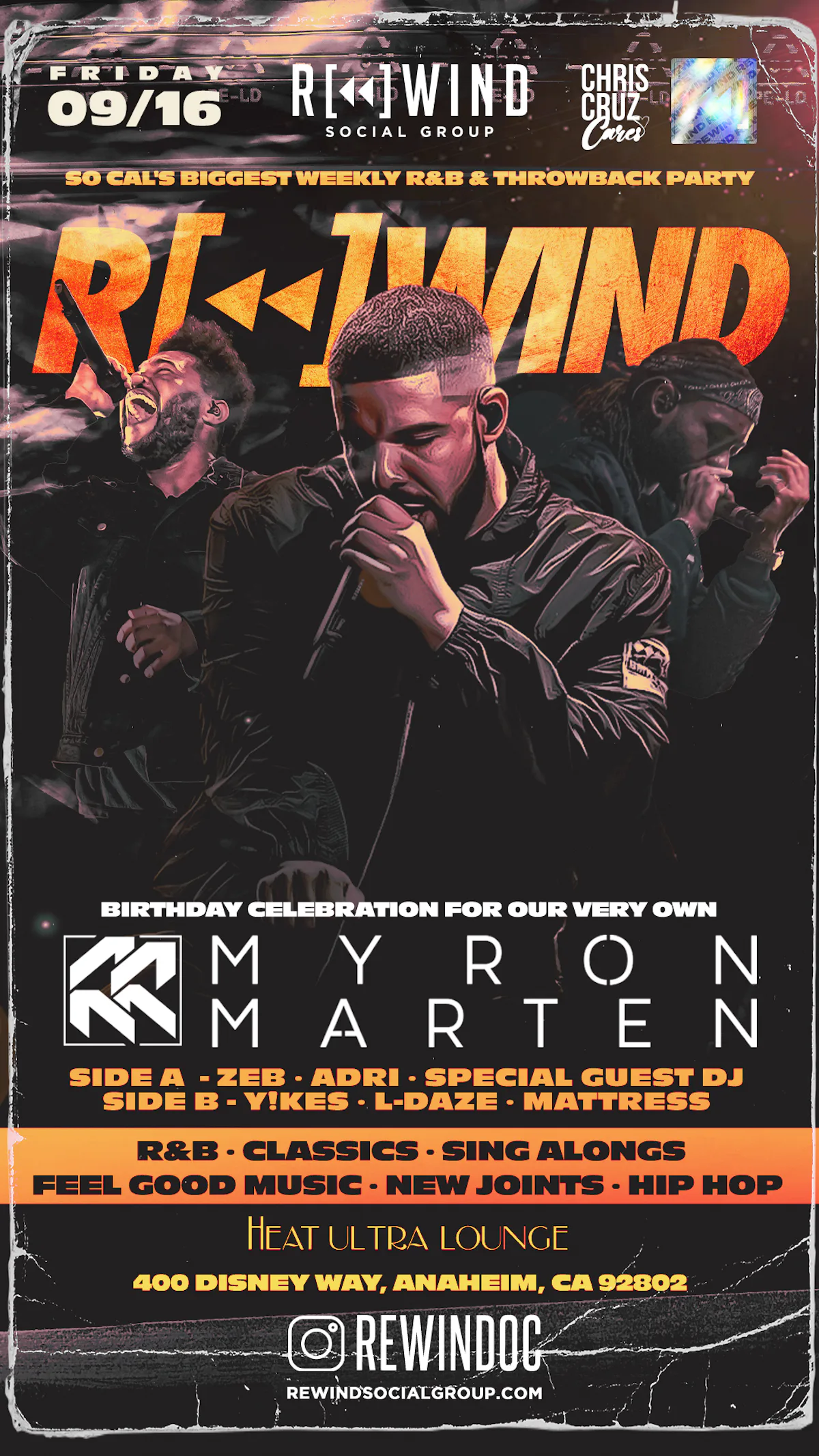 Tablelist | Buy Tickets and Tables to REWIND OC at REWIND SOCIAL GROUP