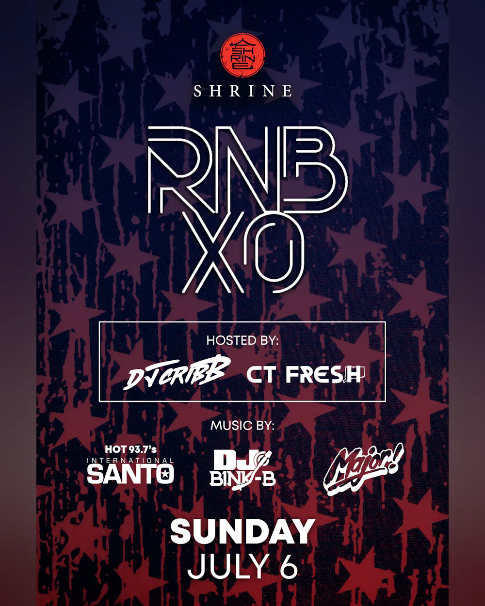 R&B XO at Shrine Foxwoods