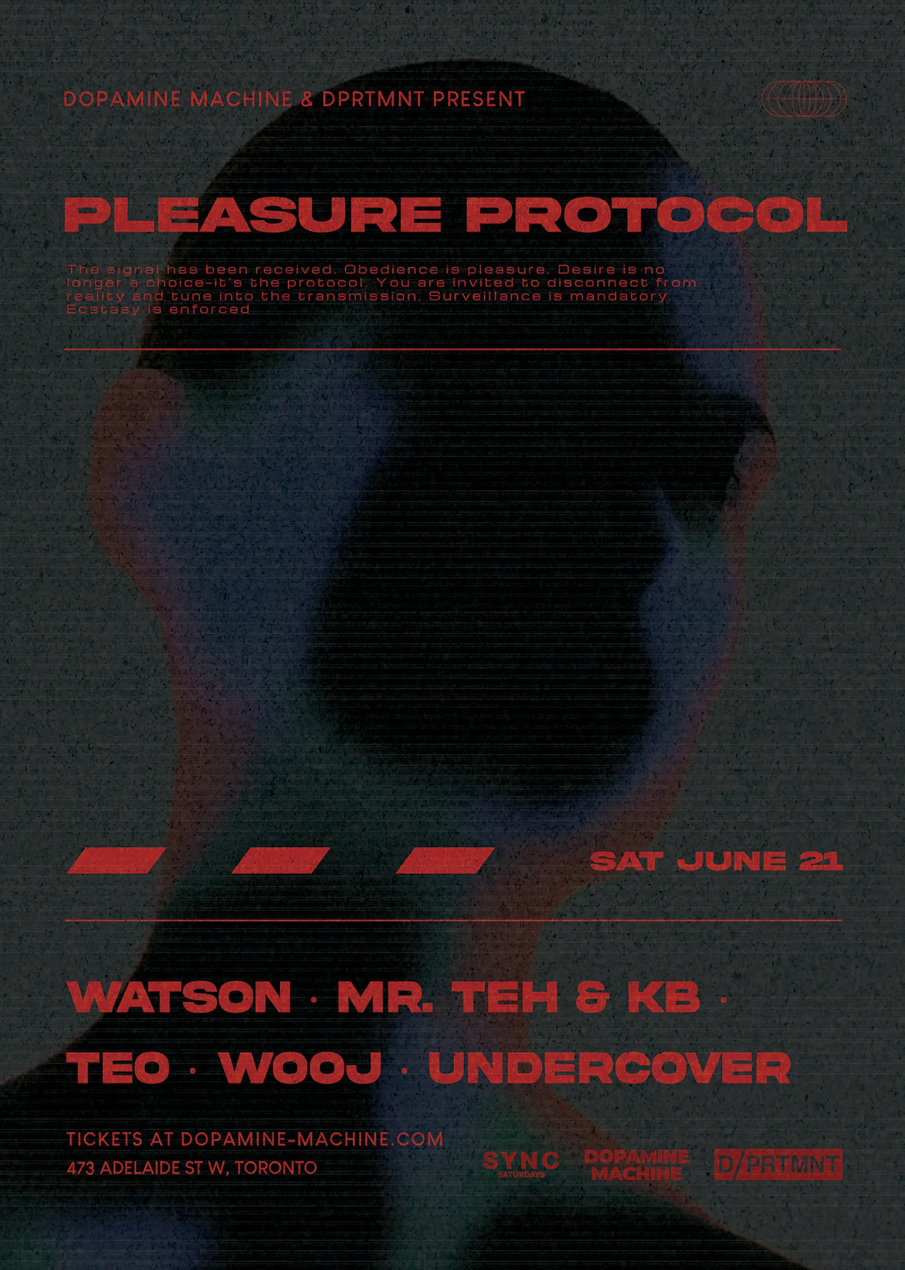 DOPAMINE MACHINE X DPRTMNT: PLEASURE PROTOCOL