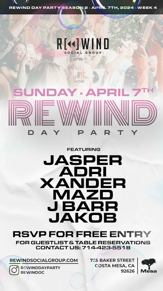 REWIND DAY PARTY