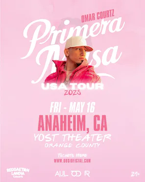 Omar Courtz @ The Yost Theater with Reggaetonlandia (21+)