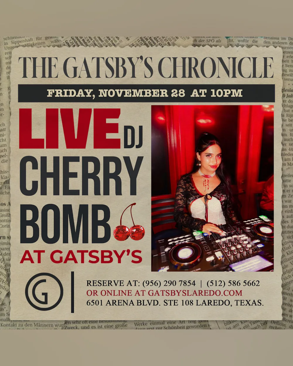 DJ CHERRY BOMB