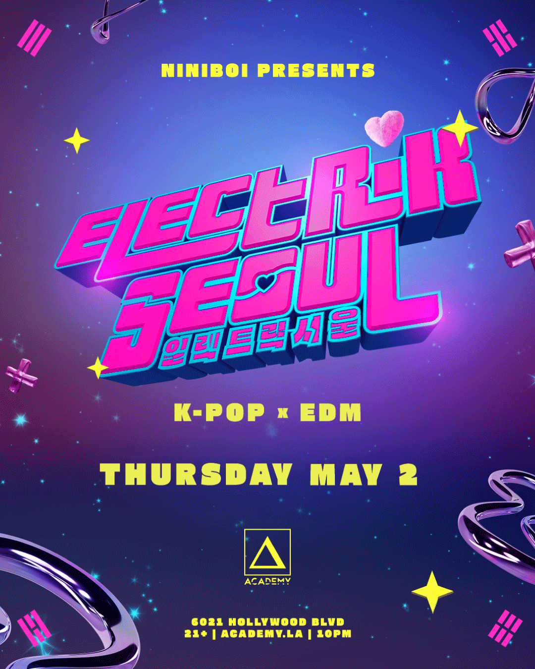 Niniboi presents  ELECTRIK SEOUL: K-POP X EDM