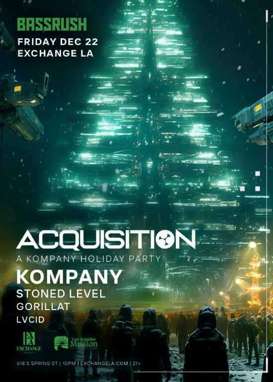 Bassrush presents KOMPANY ACQUISITION HOLIDAY PARTY