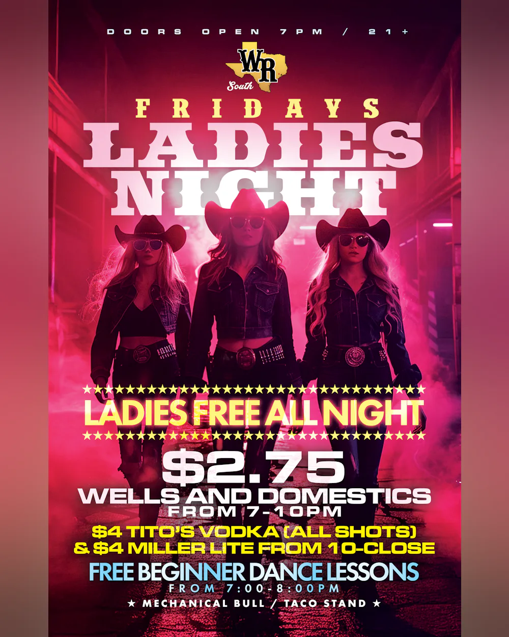 Friday - Ladies Night