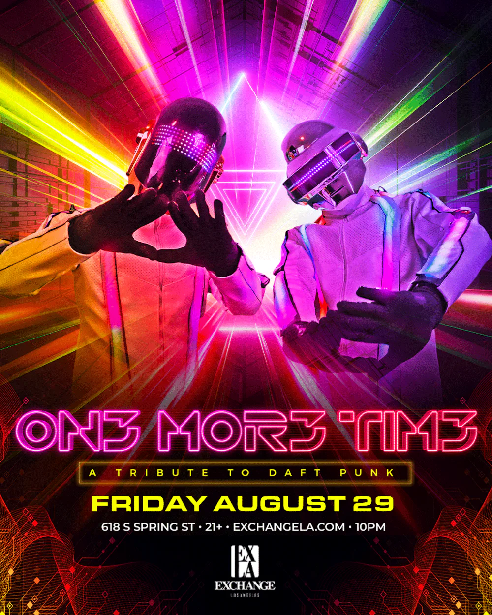 ONE MORE TIME: A DAFT PUNK TRIBUTE PARTY