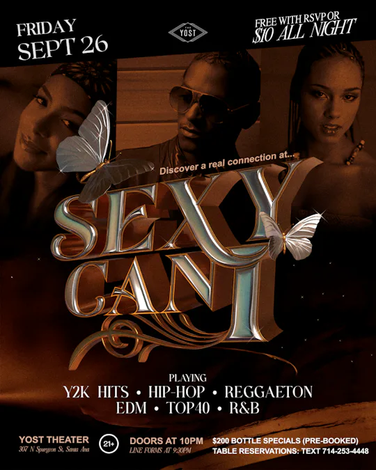 Sexy Can I (21+) Y2K HITS • HIP-HOP • REGGAETON EDM • TOP40 • R&B