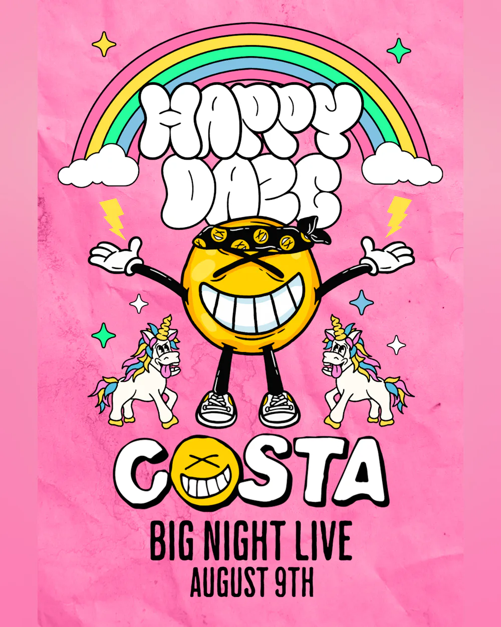 Happy Daze with Costa at Big Night Live