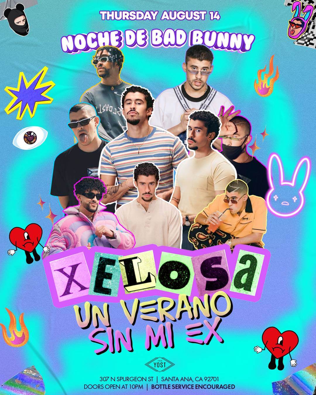 XELOSA NOCHE DE BAD BUNNY - UN VERANO SIN MI EX PARTY @ YOSTTHEATER