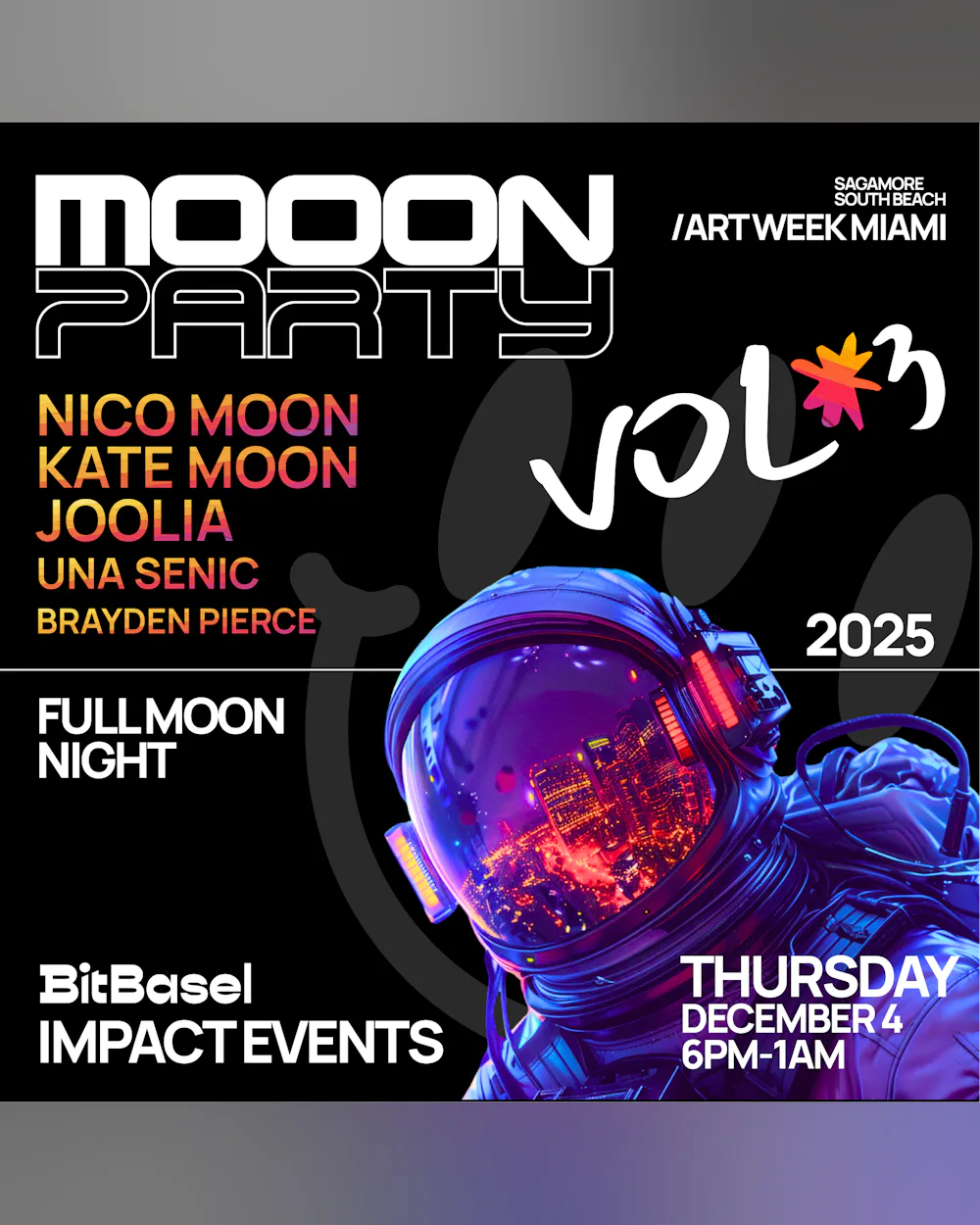 MOOON.PARTY VOL*3 | Art Week Miami