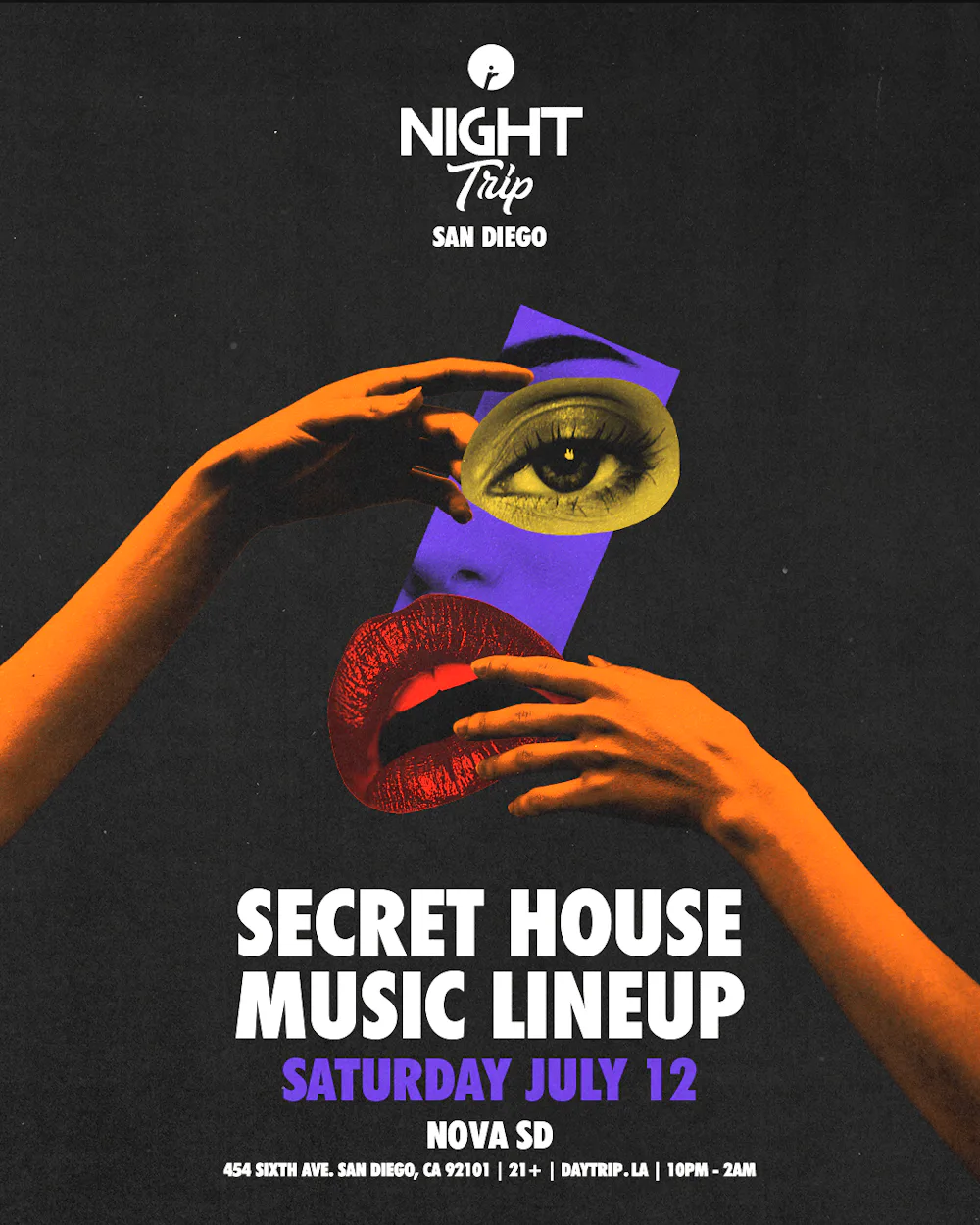 Night Trip: Secret House Music Lineup