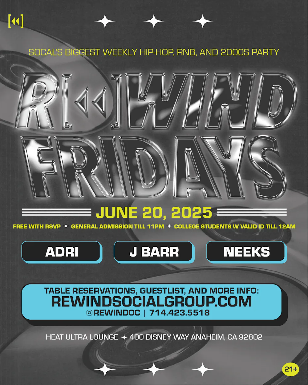REWIND FRIDAYS | Heat Ultra Lounge