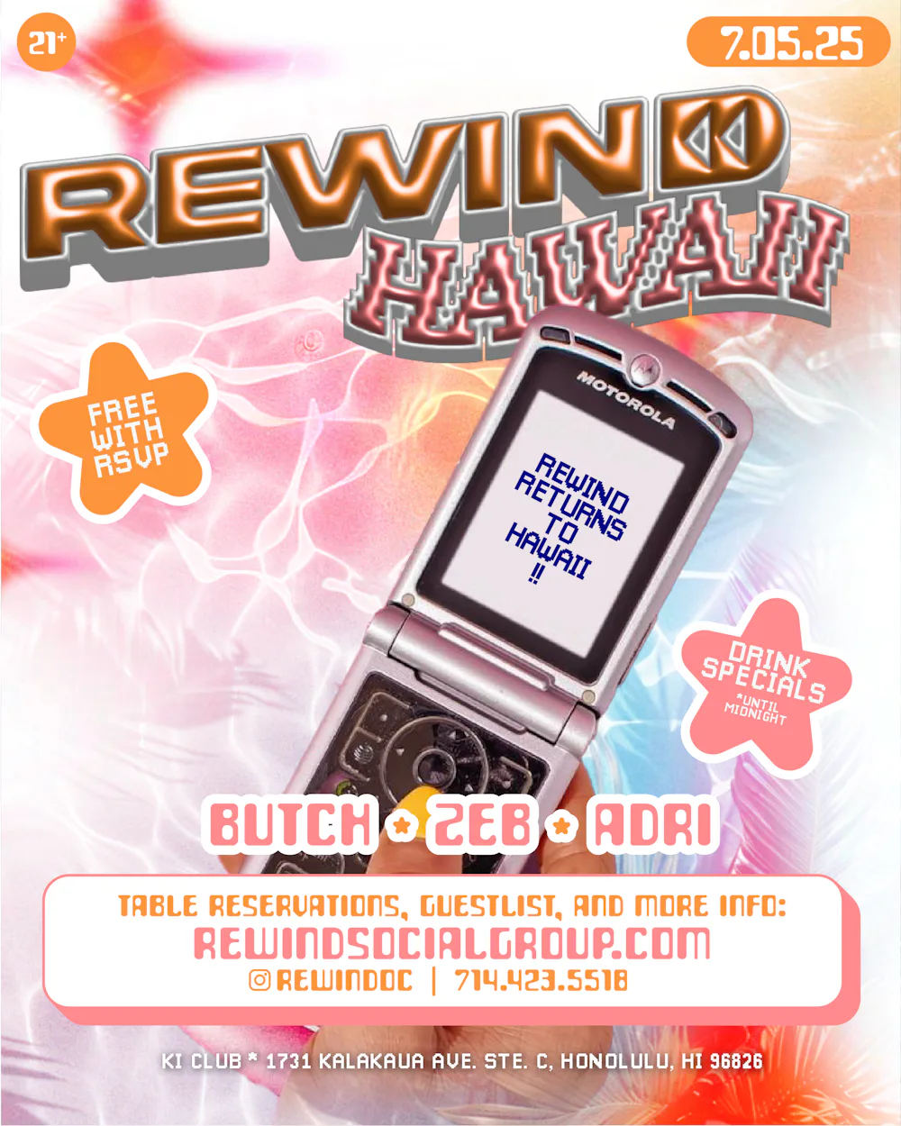 REWIND HAWAII | Ki Club Hawaii