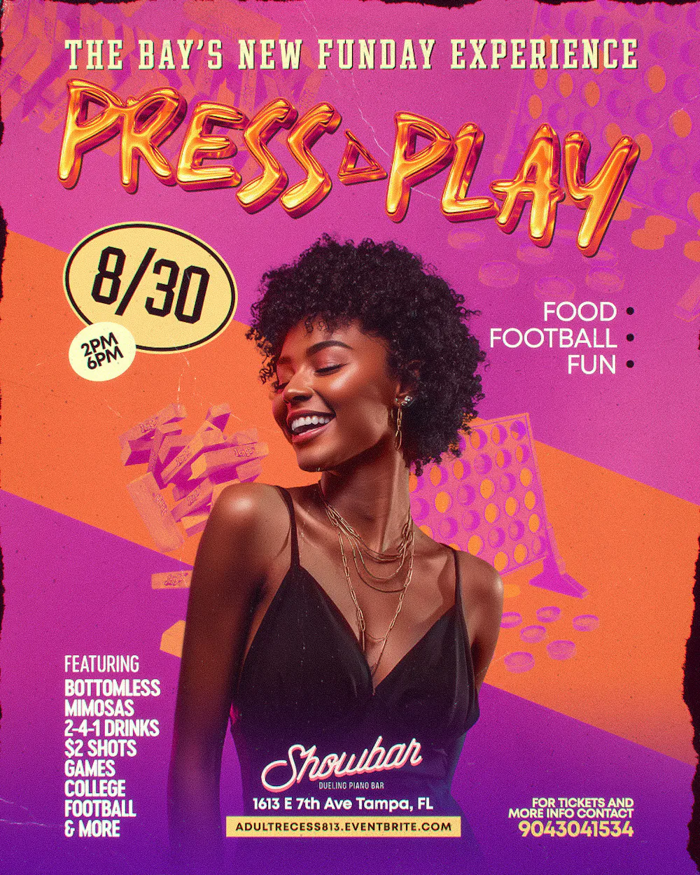 PRESS PLAY Day Party - 8/30/25