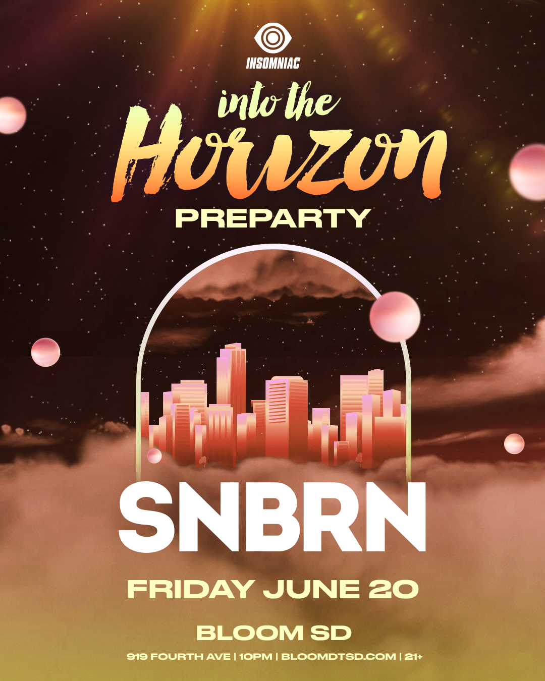 HORIZON PREPARTY: SNBRN