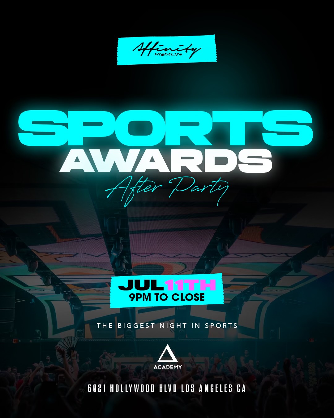 Affinity Nightlife: Sports Awards After Party