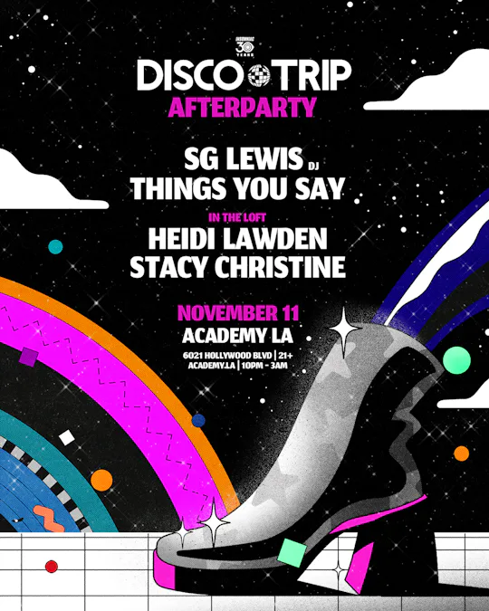 DISCO TRIP AFTERPARTY W/ SG LEWIS